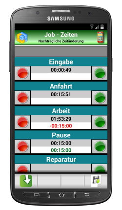 Detailierte Auftragszeiten ermittelt von LuKaS-Mobil